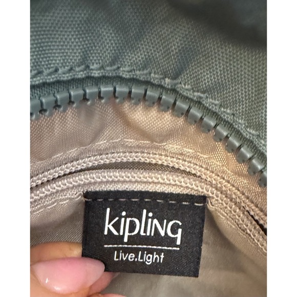 Kipling Olive Green Backpack Queenie Live Light Bag main image 5